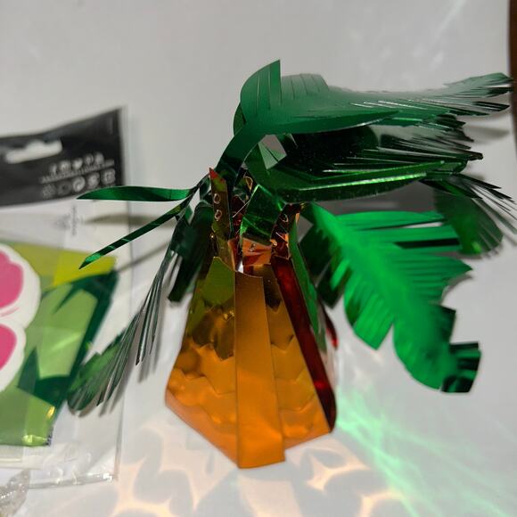 10 Piece Luau Hawaiian Hawaii Party Decorations Banner Balloons - Picture 13 of 13